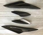 SPLITTERS "CANARDS" DE PARE CHOC AVANT EN CARBONE BMW SERIE 3 E90/E91/E92/E93 PHASE 2 PACK M OU M3 (2008/2011)