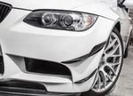 SPLITTERS "CANARDS" DE PARE CHOC AVANT EN CARBONE BMW SERIE 3 E90/E91/E92/E93 PHASE 2 PACK M OU M3 (2008/2011)