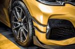 SPLITTERS "CANARDS" DE PARE CHOC AVANT EN CARBONE BMW SERIE 3 G20/G21 PHASE 1 PACK M (2019/06-2022)