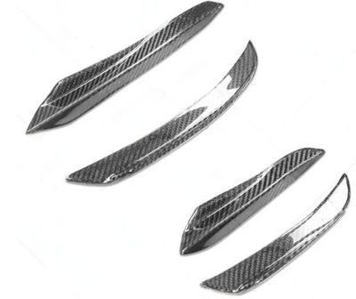 SPLITTERS "CANARDS" DE PARE CHOC AVANT EN CARBONE BMW SERIE 3 G20/G21 PHASE 1 PACK M (2019/06-2022)
