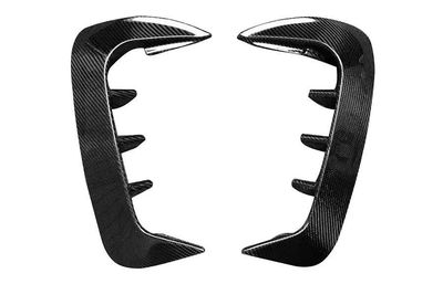 ENJOLIVEURS DE PARE CHOC AVANT CARBONE BMW SERIE 4 G22/G23/G26 PACK M PHASE 1 (2020/2024)