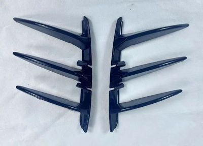 SPLITTERS LATERAUX "KNIFE" DE PARE CHOC ARRIERE BMW SERIE 1 F40 PACK M OU M135I (10-2019/2024)