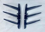 SPLITTERS LATERAUX "KNIFE" DE PARE CHOC ARRIERE BMW SERIE 1 F40 PACK M OU M135I (10-2019/2024)