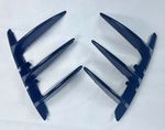 SPLITTERS LATERAUX "KNIFE" DE PARE CHOC ARRIERE BMW SERIE 1 F40 PACK M OU M135I (10-2019/2024)
