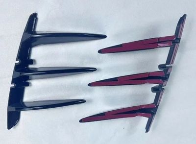 SPLITTERS LATERAUX "KNIFE" DE PARE CHOC ARRIERE BMW SERIE 1 F40 PACK M OU M135I (10-2019/2024)