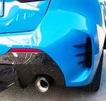 SPLITTERS LATERAUX "KNIFE" DE PARE CHOC ARRIERE BMW SERIE 1 F40 PACK M OU M135I (10-2019/2024)