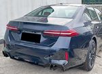 LAME DE PARE CHOC ARRIERE 5 PIECES BMW SERIE 5 G60 PACK M PHASE 1 PIANO BLACK OU CARBONE LOOK (2023+)