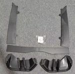 LAME DE PARE CHOC ARRIERE 5 PIECES BMW SERIE 5 G60 PACK M PHASE 1 PIANO BLACK OU CARBONE LOOK (2023+)