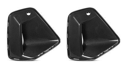 ENJOLIVEURS DE PRISES D'AIR DE PARE CHOC AVANT EN CARBONE BMW SERIE 5 G60/G61 PACK M (2023+)