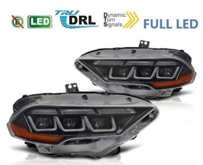 PHARES A LEDS "FULL LEDS REAL DRL" FORD MUSTANG VI PHASE 2 avec clignotants DTS -DYNAMIC TURN SIGNAL -VERSION 2 (09-2017/2023)
