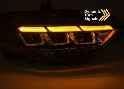 PHARES A LEDS "FULL LEDS REAL DRL" FORD MUSTANG VI PHASE 2 avec clignotants DTS -DYNAMIC TURN SIGNAL -VERSION 2 (09-2017/2023)