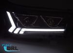 PHARES A LEDS FULL LEDS TUBE LIGHT "REAL DRL" TOYOTA HI-LUX AVEC CLIGNOTANTS DTS -DYNAMIC TURN SIGNAL -(2016/2020)