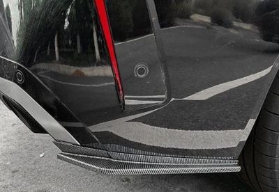 SPLITTERS DE PARE CHOC ARRIERE BMW X3 G45 PACK M PHASE 1 (2025+)