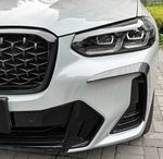 SPLITTERS DE PARE CHOC AVANT BMW X3 G01 PACK M PHASE 2 LCI (07-2021/2024) X4 G02 PACK M PHASE 2 LCI (07-2021/2024)