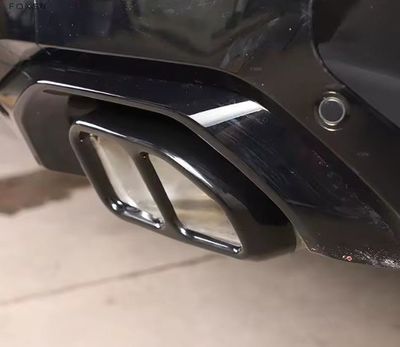 ENJOLIVEURS DE SORTIES D'ECHAPPEMENT CHROMES OU BLACK BMW X3 G01 STANDARD PHASE 1 (2018/07-2021) BMW X4 G02 STANDARD PHASE 1(2018/07-2021)