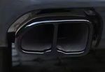 ENJOLIVEURS DE SORTIES D'ECHAPPEMENT CHROMES OU BLACK BMW X3 G01 STANDARD PHASE 1 (2018/07-2021) BMW X4 G02 STANDARD PHASE 1(2018/07-2021)