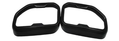 ENJOLIVEURS DE SORTIES D'ECHAPPEMENT CHROMES OU BLACK BMW X3 G01 PHASE 2 LCI PACK M (07-2021/2024) BMW X4 G02 PHASE 2 LCI PACK M(07-2021/2024)