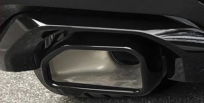ENJOLIVEURS DE SORTIES D'ECHAPPEMENT CHROMES OU BLACK BMW X3 G01 PHASE 2 LCI PACK M (07-2021/2024) BMW X4 G02 PHASE 2 LCI PACK M(07-2021/2024)