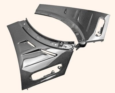 JEU D'AILES AVANT EN CARBONE BMW MINI R50/R52/R53 (2001/2006)