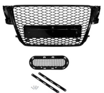 CALANDRE SANS SIGLE LOOK RS AUDI A5 TYPE 8T PHASE 1 V1 (2007/10-2011)