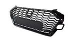 CALANDRE LOOK RS4 AUDI A4 B9 8W PHASE 2 STANDARD V3 (05-2019/2024)