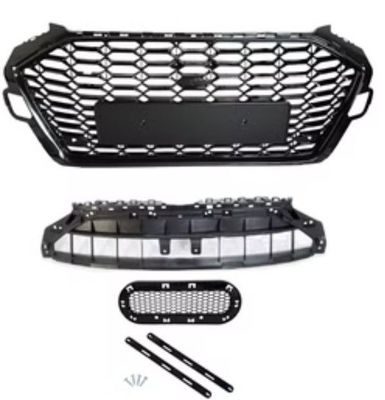 CALANDRE LOOK RS4 AUDI A4 B9 8W PHASE 2 STANDARD V3 (05-2019/2024)