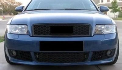 CALANDRE SANS SIGLE AUDI A4 TYPE B6 8E 00/04 LOOK RS PIANO BLACK FINISH (2000/2004)
