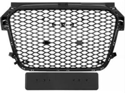 CALANDRE AUDI A1 PHASE 1 LOOK RS FRAME GLOSSY BLACK (2010/12-2014)