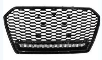 CALANDRE LOOK RS6 NOIRE AVEC CONTOUR NOIR OU SILVER AUDI A6/S6 4G PHASE 2 (10-2014/2019)