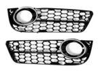 GRILLES LATERALES DE PARE CHOC AVANT LOOK S LINE AUDI A5 B8 STANDARD PHASE 1 (2007/10-2011)