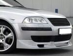 CALANDRE SANS SIGLE NOIRE OU NOIRE/CHROMEE 2 BARRETTES VW PASSAT 3BG (2000/2005)