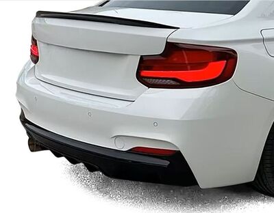DIFFUSEUR ARRIERE BMW SERIE 2 F22/F23 PACK M " SINGLE" LOOK "M PERFORMANCE" (2014/2019)