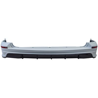 PARE CHOC ARRIERE TYPE DIFFUSEUR VW BUS T6 OU T6.1 AVEC 2 PORTES BATTANTES (2015+)