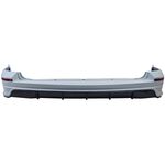 PARE CHOC ARRIERE TYPE DIFFUSEUR VW BUS T6 OU T6.1 AVEC 2 PORTES BATTANTES (2015+)