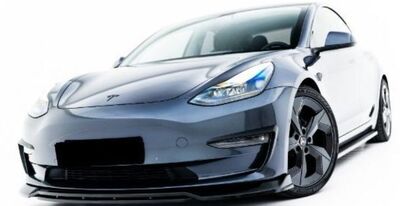 LAME DE PARE CHOC AVANT TESLA MODEL 3 PHASE 1 V3 (2017/08-2023)