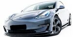 JEU DE BAS DE CAISSE (RAJOUTS EN ABS) TESLA MODEL 3 V1 (2017+)