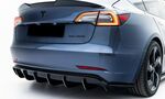 DIFFUSEUR DE PARE CHOC ARRIERE TESLA MODEL 3 PHASE 1 "DTM LOOK" (2017/08-2023)