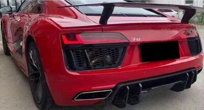 DIFFUSEUR DE PARE CHOC ARRIERE CARBONE AUDI R8 II (2015/2019)