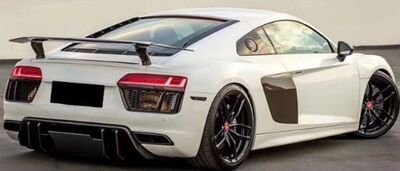 DIFFUSEUR DE PARE CHOC ARRIERE CARBONE AUDI R8 II (2015/2019)