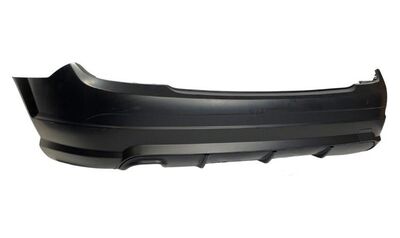 PARE CHOC ARRIERE MERCEDES CLASSE C W204 PHASE 1 (BERLINE OU COUPE) LOOK C63 "DUAL" ou "QUAD" (2007/02-2011)