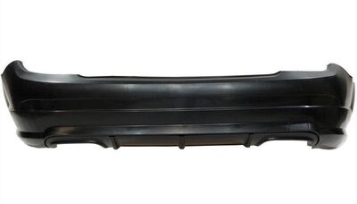 PARE CHOC ARRIERE MERCEDES CLASSE C W204 PHASE 1 (BERLINE OU COUPE) LOOK C63 "DUAL" ou "QUAD" (2007/02-2011)