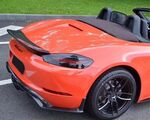 BECQUET DE COFFRE CARBONE PORSCHE BOXSTER OU CAYMAN 718 TYPE 982 (2016/2024)