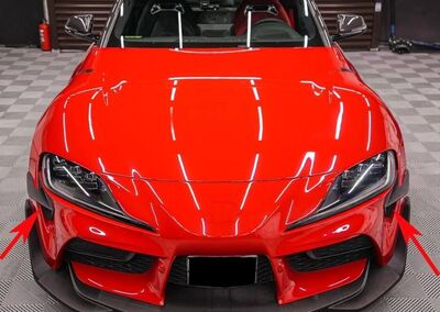 SPLITTERS DE PARE CHOC AVANT TOYOTA SUPRA MK4 A90 (2019/2025)