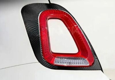 CONTOURS DE FEUX ARRIERES EN CARBONE FIAT 500 II / 500 II ABARTH (2016/2024)