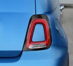CONTOURS DE FEUX ARRIERES EN CARBONE FIAT 500 II / 500 II ABARTH (2016/2024)