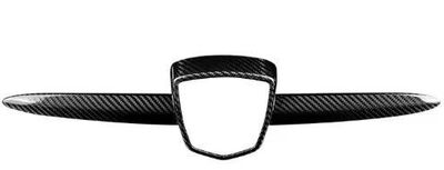 ENJOLIVEUR DE LOGO AVANT CARBONE FIAT 500 / 595 / 695 ABARTH (2012/2023)