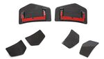 PERFORMANCE FLAPS DE PARE CHOC ARRIERE EN CARBONE AUDI TT 8S S LINE,TTS OU TT RS PHASE 1 (2015/08-2018)