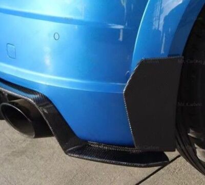 PERFORMANCE FLAPS DE PARE CHOC ARRIERE EN CARBONE AUDI TT 8S S LINE,TTS OU TT RS PHASE 1 (2015/08-2018)