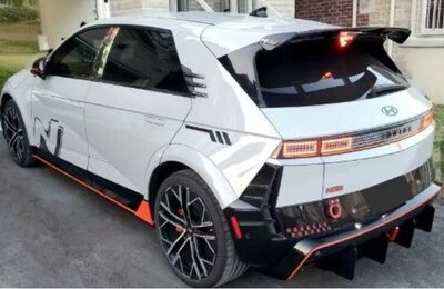 DIFFUSEUR ARRIERE (RAJOUT CENTRAL EN 2 PARTIES) HYUNDAI IONIQ 5N "DTM LOOK" (2024+)