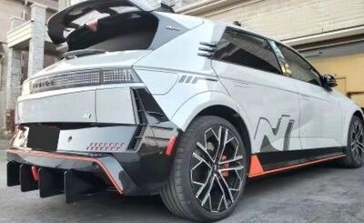 DIFFUSEUR ARRIERE (RAJOUT CENTRAL EN 2 PARTIES) HYUNDAI IONIQ 5N "DTM LOOK" (2024+)